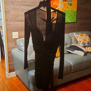 Fashion Nova Size L Shimmery Black.